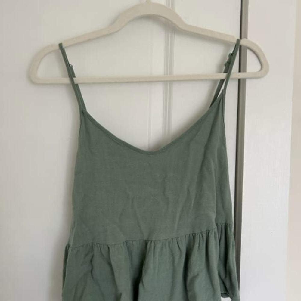 Green Cotton Top